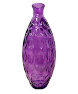 Vidros San Miguel Amethyst Handmade Authentic Recycled Glass Thumbprint ... - £43.12 GBP