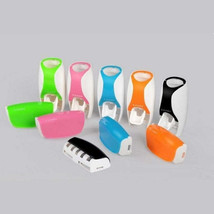 Automatic Toothpaste Squeezer with 5 Toothbrush Holder - Pink, Black, Blue, Gree - £7.20 GBP