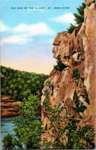 Old man of the Dalles St. Criox River Wisconsin Vintage Postcard (C7) - £4.35 GBP