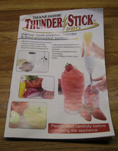 Thane Thunder Stick Pro Food Processor PART/INSTRUCTION RECIPE BOOK ONLY... - £6.79 GBP