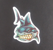 Prowling Shark Wild Angry Animal Sticker 2.25&quot; x 1.75&quot; (Y) - $1.64