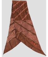 Paoli scarf vintage long pointed ends geometric pattern neck  head covering - $27.16 CAD