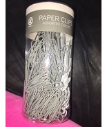 Ubrands Paper Clips Assorted Color Black Grey White 300ct - $14.73