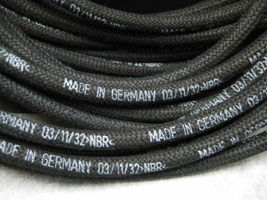 3.5mm ID Mercedes Diesel Cloth Braid Hose Made in Germany 1 Meter - Ship... - $16.99