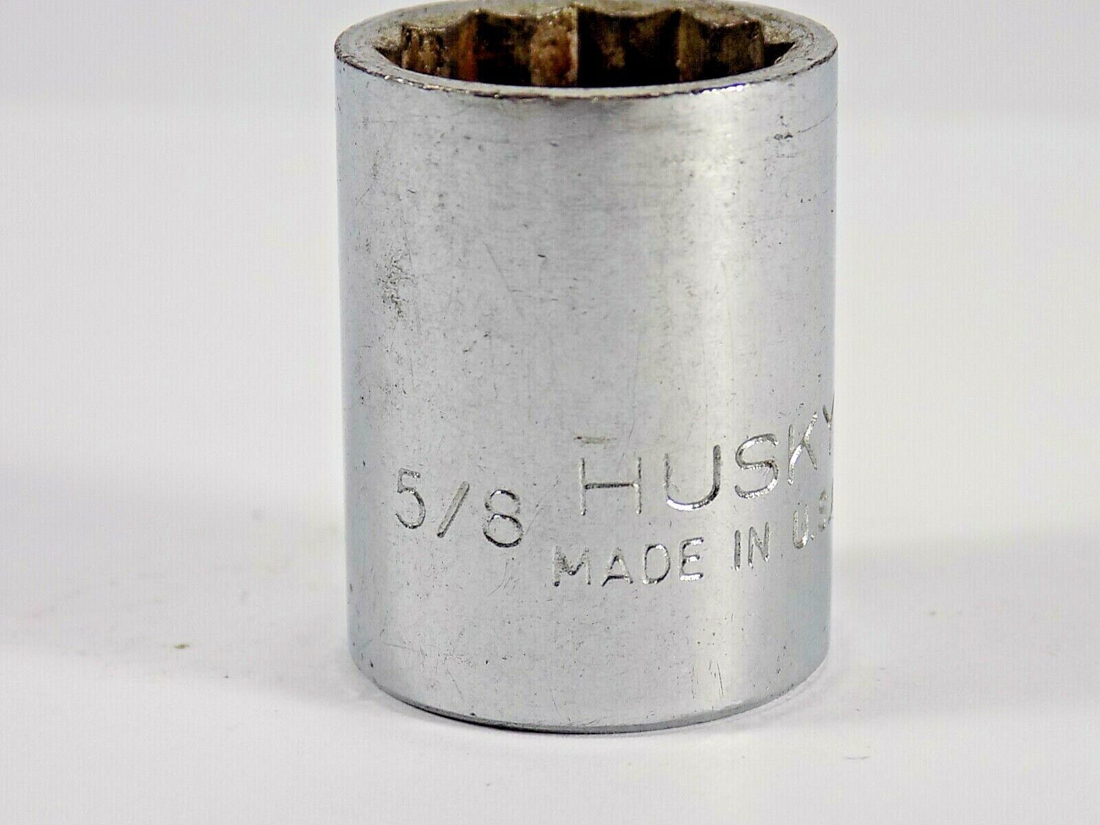 Husky CB1220 5/8&quot; SAE 12 POINT 3/8&quot; DRIVE SOCKET USA - $4.94