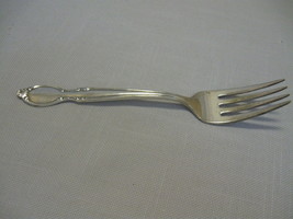 Precious Mirror  6 1/8 &quot; Salad Fork Discontinue By Wm Rogers IS 1954 - $6.95