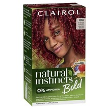 Clairol Natural Instincts Bold Permanent Hair Dye, R56 Achiote Auburn Hair - $207.37 MXN