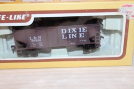 HO Scale Life-Like, Two Bay Hopper, L&amp;N Dixie Line, Brown #20459 -  8509 - $17.81