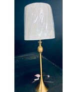Gold Colored Modern Lamp With Elegant Shade 28X10 When Assembled Includi... - £29.87 GBP