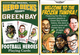 Green Bay Football Heroes Playing Cards - £12.60 GBP