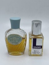 Vintage Helen Rubinstein Set Of 2 Perfumes Courant Heaven Sent Mini - $27.83