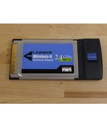 LINKSYS WPC54G ver. 3.1 Wireless-G 2.4GHz 802.11g PCMCIA NOTEBOOK ADAPTER - $6.92