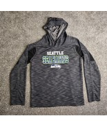 Seattle Seahawk Shirt Youth Medium Dri Fit Hoodie Pullover NFL Team Appa... - £9.29 GBP