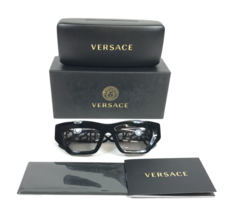 Versace Sunglasses MOD.4432-U 5232/11 Thick Black Cat Eye Frames w/ Gray... - £91.63 GBP