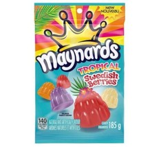 10 x Maynards Tropical Swedish Berries gummies candy 185g / 6,5 oz Canada - £29.82 GBP