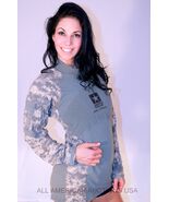 MASSIF FLAME RESISTANT FR ARMY COMBAT SHIRT ARMY LOGO ACU ACS ALL SIZES ... - $33.43