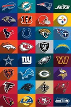 Trends International NFL League - Logos 24 Wall Poster, 34L x 22.4W, Unframed Ve - $23.74