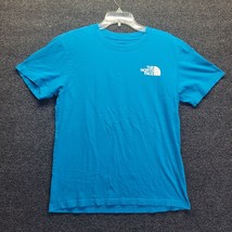 The North Face Mens Sz M - Box NSE S/S Tee T-shirt - Banff Blue - £10.53 GBP