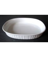 Corning Ware 1.8 Liter French White Oval Casserole Baking Dish Pan no Li... - £11.64 GBP