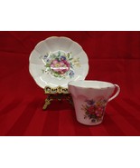  Elizabethan  Vintage Numbered 2313 Floral Fine Bone China Tea Cup And S... - £11.78 GBP