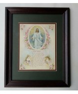 Irish Home Blessing Christian Prayer Jesus Framed Floral House Warming Wall - £13.36 GBP