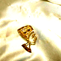 Gorgeous~Sterling Silver Egyptian Princess Pendant - $509.36 MXN