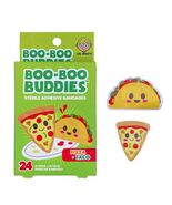 Boo Boo Buddies Kids Adhesive Bandages Pizza Taco 24 Count Sterile - €8,68 EUR
