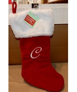 Christmas Stockings Monogrammed 18&quot; x 9 &quot; You Choose Letter Rite Aid Sof... - £7.60 GBP