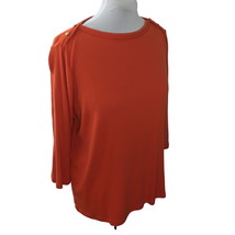 Lauren Ralph Lauren Short Sleeve T Shirt Womens Plus 2X Orange - £19.61 GBP