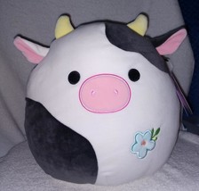 Squishmallows Connor the Black &amp; White Cow 11&quot; NWT - £19.87 GBP