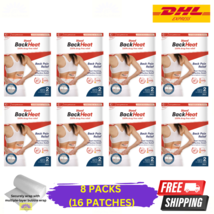 8 X Blood Back Heat 2 Patches Back Pain Relief Fast Heating - Express Sh... - $85.52