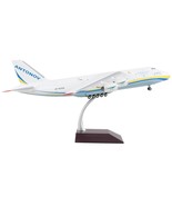 Antonov 124-100M Commercial Aircraft &quot;Antonov Airlines&quot; White with Blue ... - $221.99