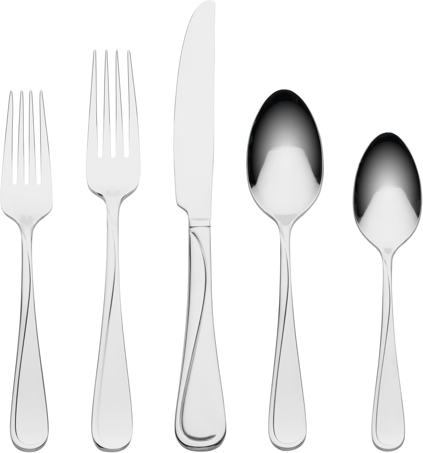 Oneida Soar 65Pc Flatware Set, 65 Count, Metallic - $90.96