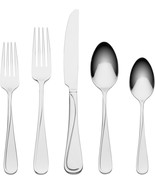Oneida Soar 65Pc Flatware Set, 65 Count, Metallic - $2,436.01 MXN