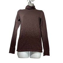 ATHLETA Flurry Blizzard Gradient Turtleneck Top 631825 Long Sleeve Purpl... - £15.23 GBP