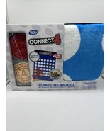 CONNECT 4 GAME BLANKET 60IN X 90IN Huge Mat Life Size Party Cook Out Has... - £12.10 GBP