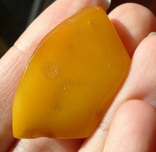 Vintage jewelry Yellow Egg Natural Baltic Amber antique gemstone Brooch ... - £18.86 GBP