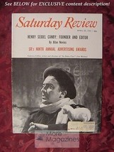 Saturday Review April 22 1961 Federico Fellini La Dolce Vita Henry Seidel Canby - £6.77 GBP