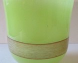 Cyan Design Large Celadon Green with Hand Applied Amber Stripe Vase 8 5/... - $198.00