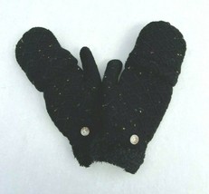 Women Girl Mitten Fingerless Insulated Knit w/ Fuzzy lining Thick Winter... - £7.49 GBP