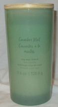 Ashland Candle 11.6 oz Tall Jar Single Wick Soy Wax CUCUMBER MINT Spring Spa - $28.04