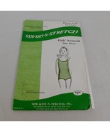 Girls One Piece Swimsuit Sewing Pattern 8-12 from Sew Knit N Stretch 155... - £3.12 GBP