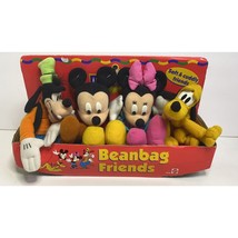 Disney Matteel Pooh Beanbag Friends Micket Minnie Mouse Goofy Pluto Plus... - £14.99 GBP
