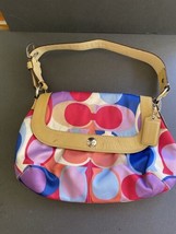 Vintage Hobo Multicolore Coach Handbag - $41.58