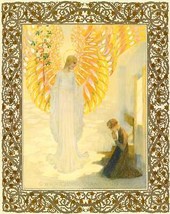 The Annunciation – Heinrich Lefler – 5 Sizes – Catholic Art Print - £11.06 GBP+