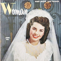 1948 The Woman Mini Magazine Jane Froman Editor Vol 20 No 6 June Vintage F3 - £15.78 GBP