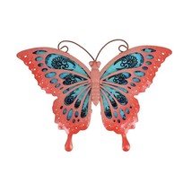Handmade Garden Pink Butterfly of Wall Decoration for Home and Garden Outdoor De - £35.46 GBP