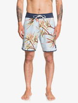 Quiksilver Board Shorts Men&#39;s 29 High Line Salty Palms Beach Swim Surf Boat - £15.62 GBP