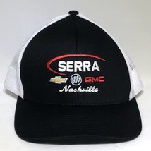 Nashville TN Serra Chevy GMC Buick Dealer Black Mesh Trucker Snapback Hat Cap - £5.35 GBP