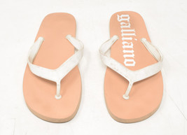 Galiano Womens Flip Flops Beige 39 - $14.85